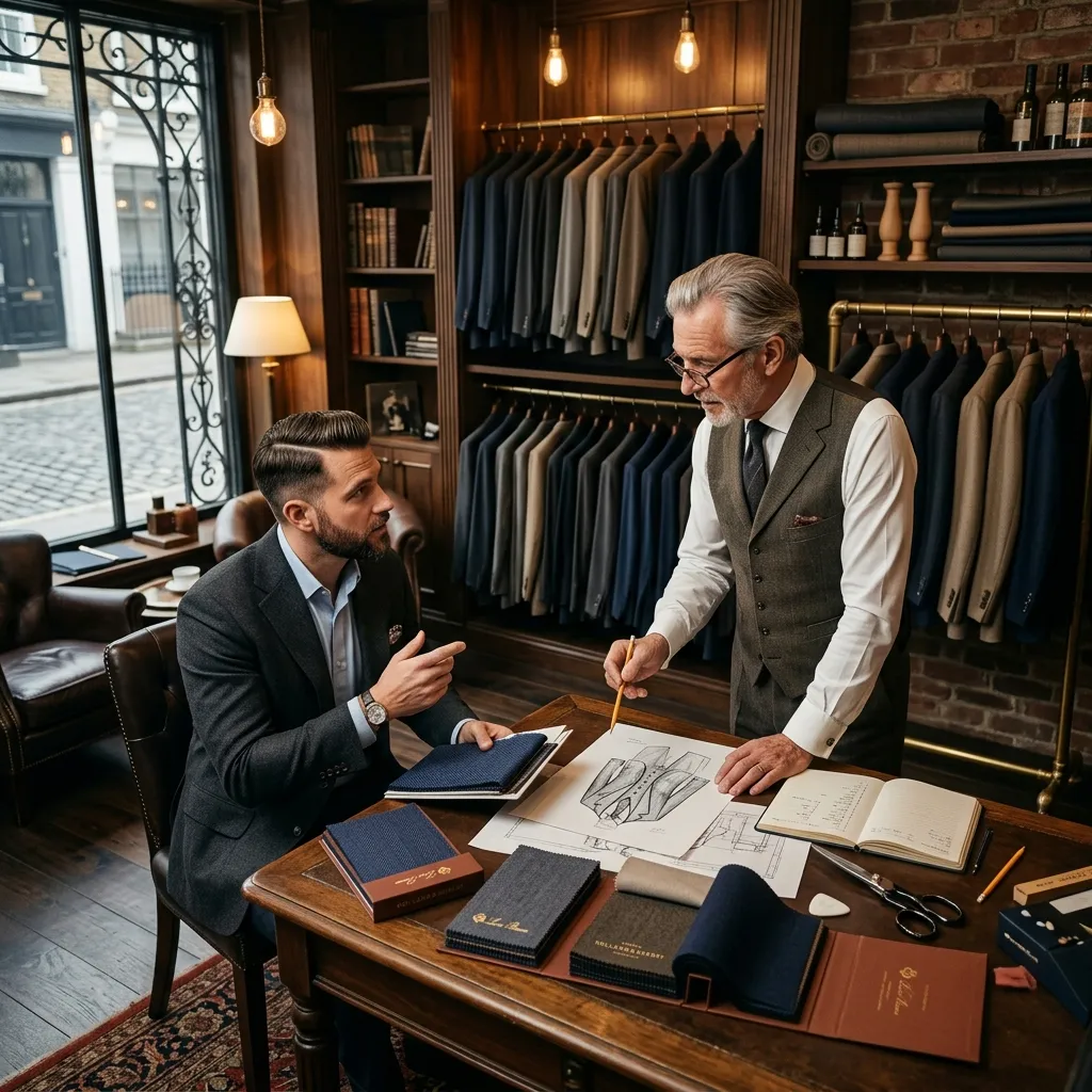 In-depth bespoke tailoring consultation in Kolkata - Tanbir Style Zone