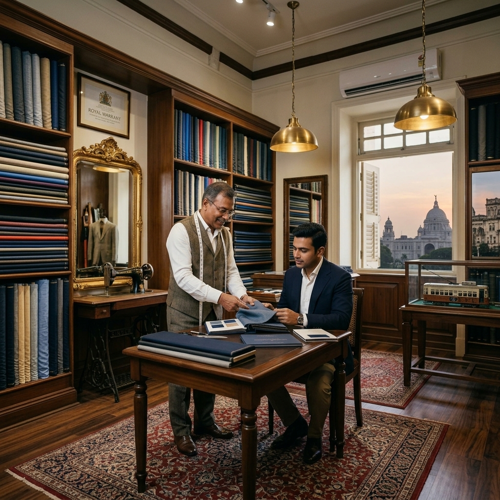 Bespoke tailoring consultation process in Kolkata - Tanbir Style Zone